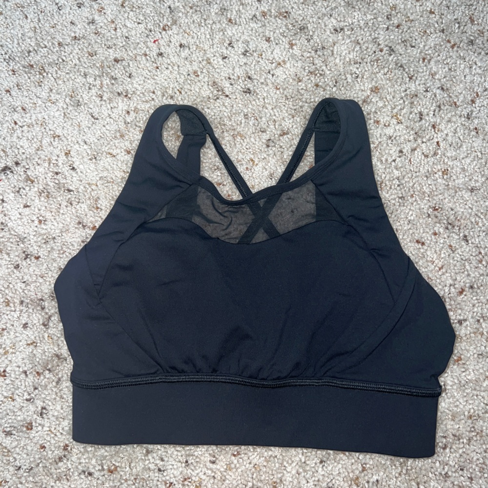 Lululemon black special edition spots bra